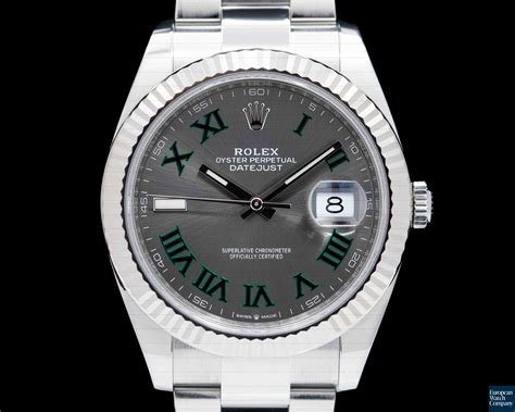 rolex oyster perpetual datejust 41 rhodium|More.